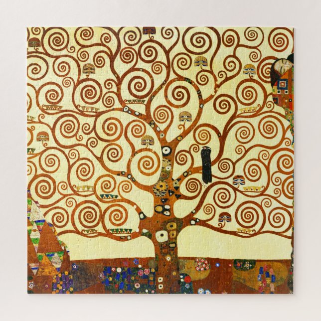 Puzzle Gustav Klimt El Bella Artes del árbol de la vida (Vertical)