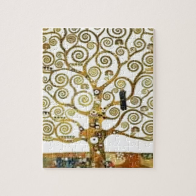 Puzzle Gustav Klimt - El cuadro del árbol de la vida (Vertical)