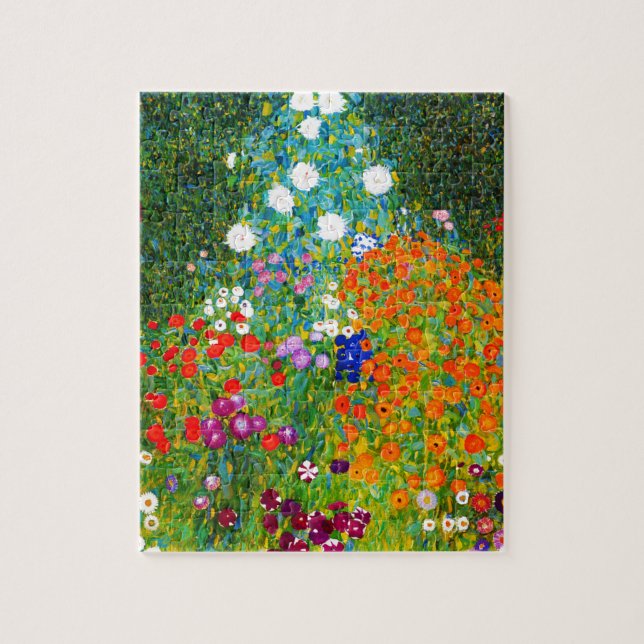 Puzzle Gustav Klimt , “ Farmhouse garden ” (Vertical)