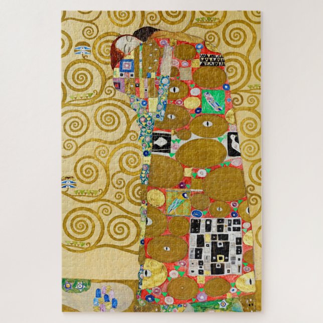Puzzle Gustav Klimt Fulfillment Nouveau Couple (Vertical)