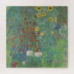 Puzzle Gustav Klimt - Jardín de campo con girasoles<br><div class="desc">Jardín de campo con girasoles / Jardín de granja con girasoles - Gustav Klimt en 1905-1906</div>