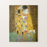 Puzzle Gustav Klimt La Pintura Art Nouveau del Kiss<br><div class="desc">Gustav Klimt The Kiss Vintage Art Nouveau Painting The Kiss (En alemán: Der Kuss) fue pintado por el pintor simbolista austríaco Gustav Klimt entre 1907 y 1908, el punto culminante de su época dorada, cuando pintó varias obras con un estilo dorado similar. La pintura es considerada una obra maestra de...</div>