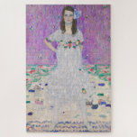 Puzzle Gustav Klimt Mada Primavesi Vintage Art Nouveau<br><div class="desc">Gustav Klimt Mada Primavesi Retrato de pintura Bella Artes de una niña con un vestido blanco.</div>