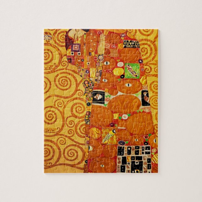 Puzzle Gustav Klimt Nouveau, árbol de la vida (Vertical)