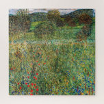 Puzzle Gustav Klimt - Orchard<br><div class="desc">Campo de huerta / florecimiento / Campo de flores - Gustav Klimt, Petróleo sobre lienzo, 1907</div>