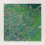 Puzzle Gustav Klimt - Paisaje de los jardines italianos<br><div class="desc">Paisaje Jardín Italiano / Paisaje Horticultural Italiano - Gustav Klimt,  Petróleo en Lienzo,  1913</div>