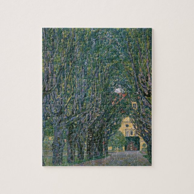 Puzzle Gustav Klimt - Pintura de jardín (Vertical)