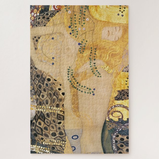 Puzzle Gustav Klimt - Serpientes de Agua I (Vertical)