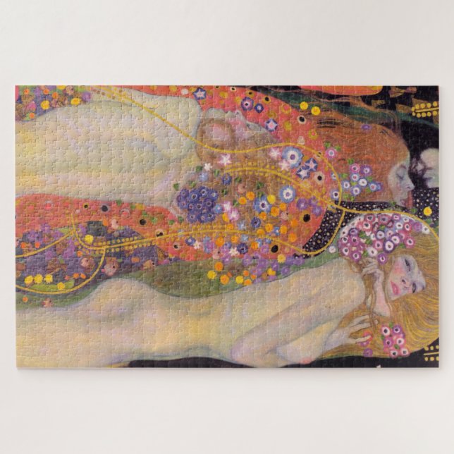 Puzzle Gustav Klimt - Serpientes de Agua II (Horizontal)