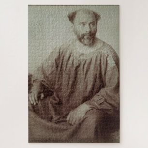Puzzle Gustav Klimt: Un retrato fotográfico (1914)