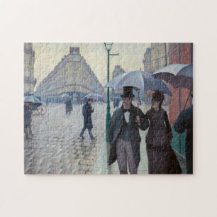 Puzzle Gustave Caillebotte - Calle de París; Día de lluvi