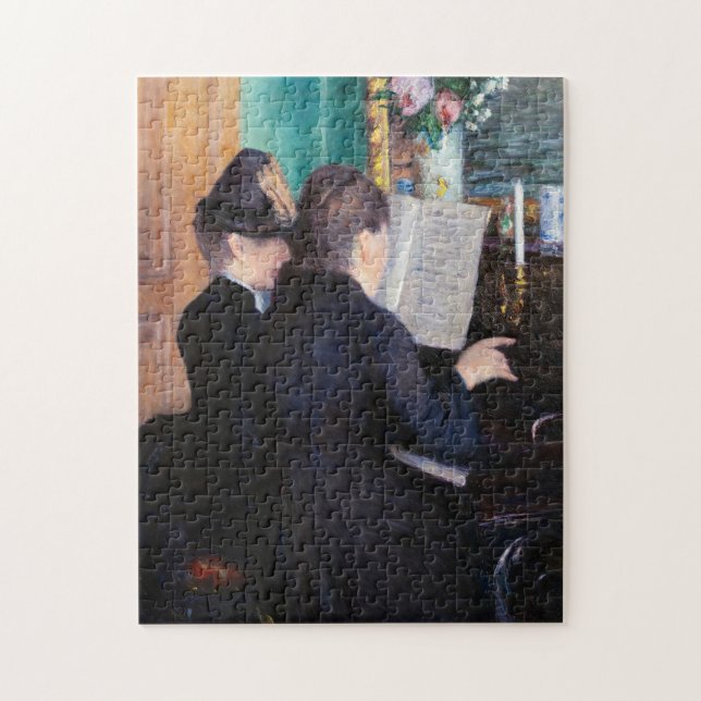 Puzzle Gustave Caillebotte - La Lección de Piano (Vertical)