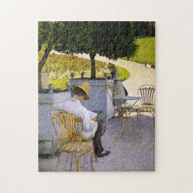 Puzzle Gustave Caillebotte - Los árboles Naranjas (Vertical)
