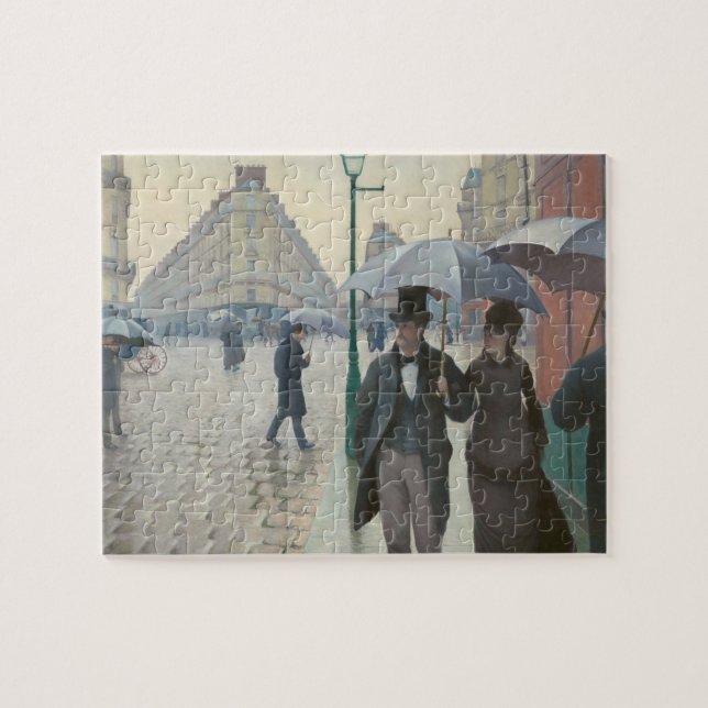 Puzzle Gustave Caillebotte - Paris Street; Rainy Day (Horizontal)