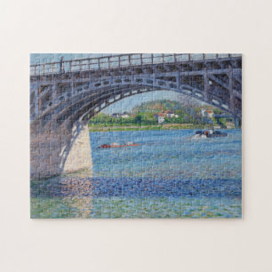 Puzzle Gustave Caillebotte - Puente de Argenteuil y Sena