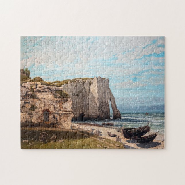 Puzzle Gustave Courbet - Acantilados en Etretat después d (Horizontal)