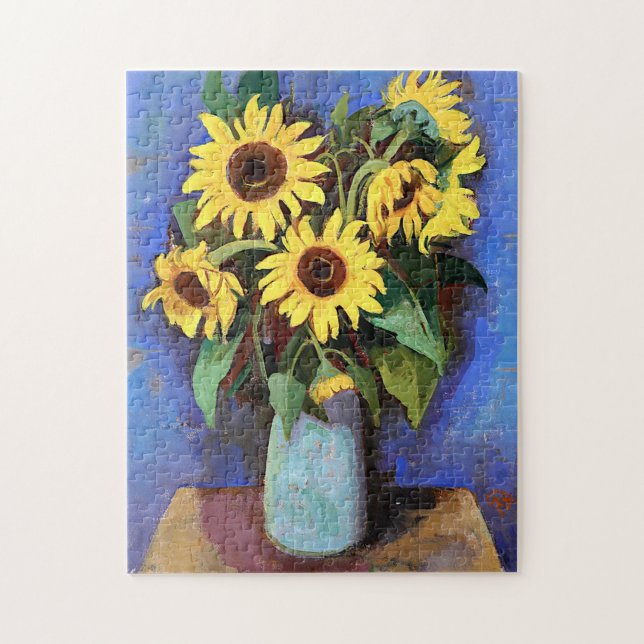 Puzzle Gustave Loiseau Sunflower Fotos estéticas Sunfl (Vertical)