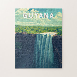 Puzzle Guyana Ilustracion Viaje al arte de cosechar