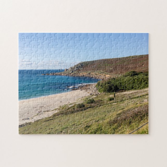 Puzzle Gwynver Beach Cornwall  (Horizontal)