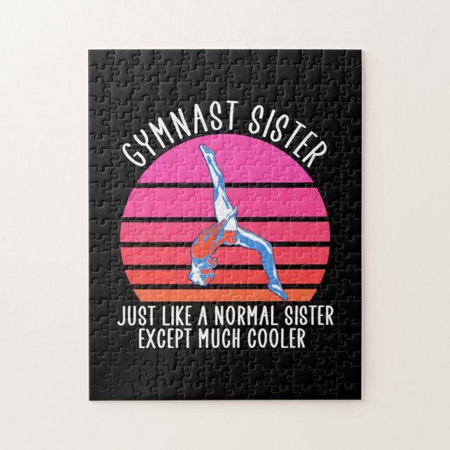 Puzzle Gymnast Sister (Vertical)