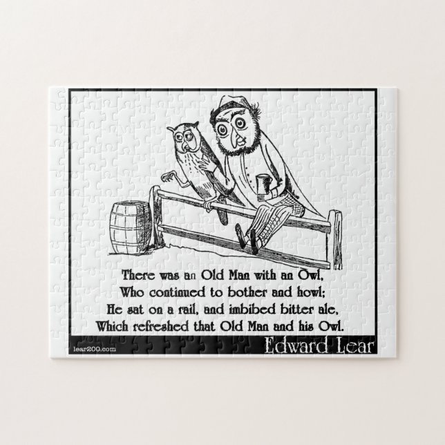 Puzzle Había un viejo hombre con un búho (Horizontal)