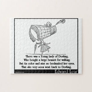 Puzzle Había una señora joven de Dorking