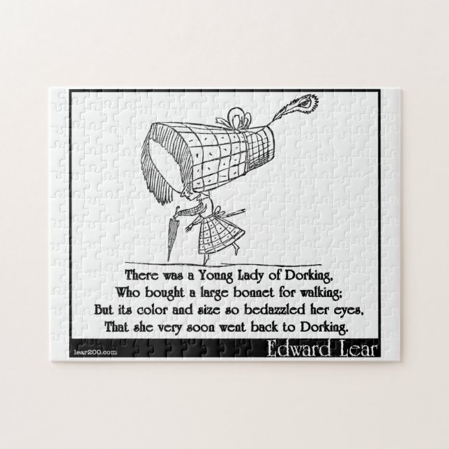 Puzzle Había una señora joven de Dorking (Horizontal)