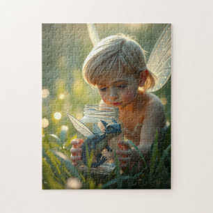 Puzzle Hada atrapó a un bebé dragón