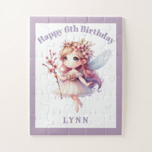 Puzzle Hada Floral Caprichosa Personalizada