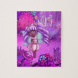 Puzzle Hada negra adorable