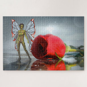 Puzzle Hada y Rosa