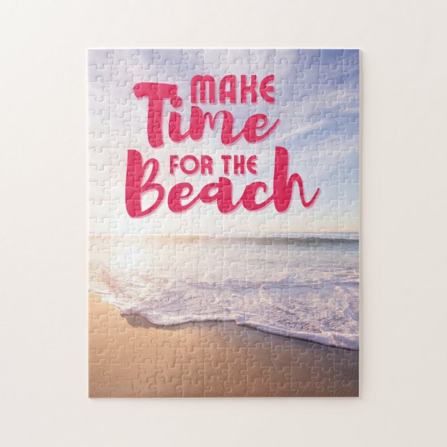 Puzzle Haga tiempo para la playa (Vertical)