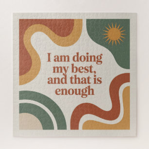 Puzzle Hago lo mejor que puedo, y eso es suficiente