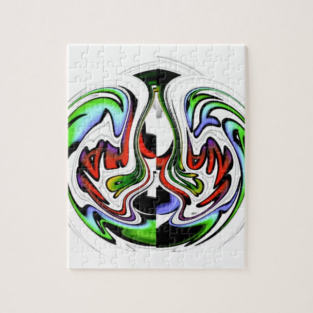 Puzzle Hakuna Matata con Whirl Resumen y Gradientes (Vertical)