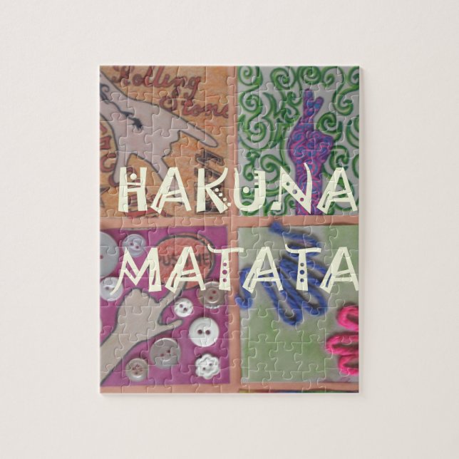 Puzzle Hakuna Matata cute amazing work of art.png (Vertical)