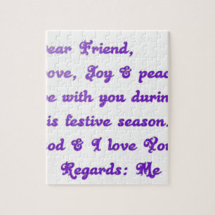 Puzzle Hakuna Matata Dear Friend Love joy peace be with y