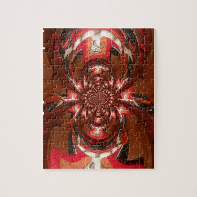 Puzzle Hakuna Matata Halloween Mask Kaleidoscope Resumen (Vertical)