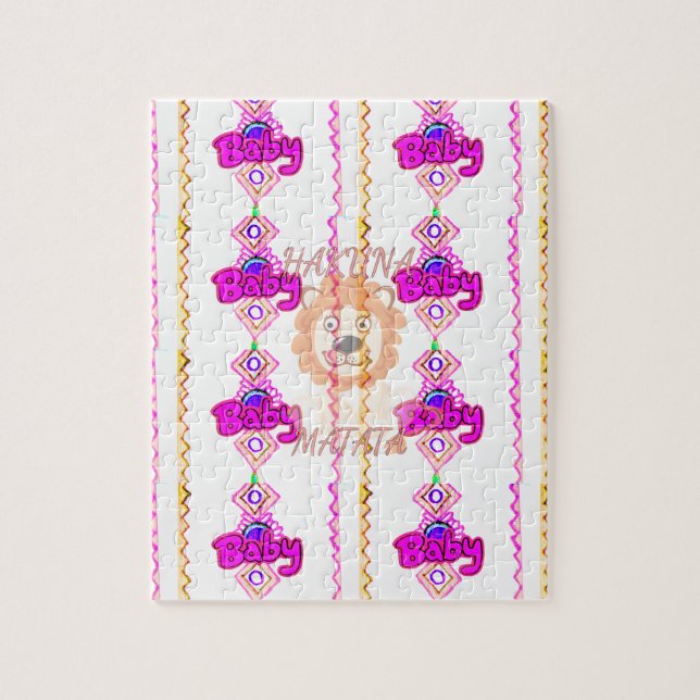 Puzzle Hakuna Matata: Hermoso motivo de diseño de león be (Vertical)