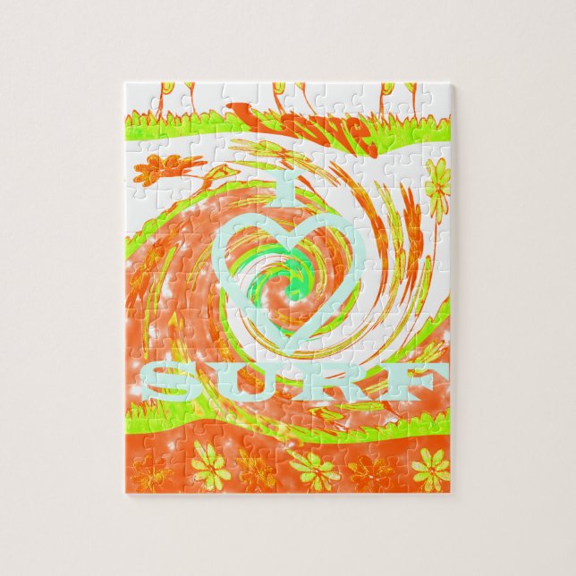 Puzzle Hakuna Matata Summer Baby Kids I Love Surfing..png (Vertical)