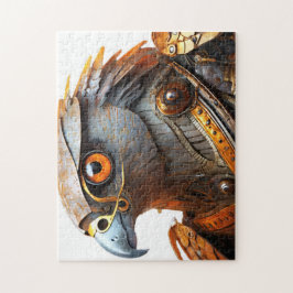 Puzzle Halcón con armadura de veta de vapor