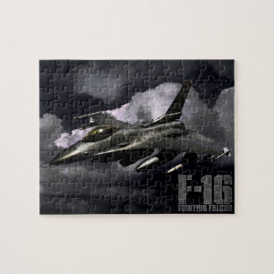 Puzzle Halcón que lucha F-16