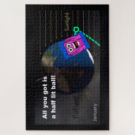 Puzzle Half lit ball!