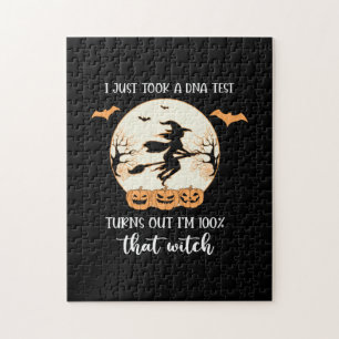 Puzzle Halloween Acabo De Tomar Una Prueba De ADN Cumplea