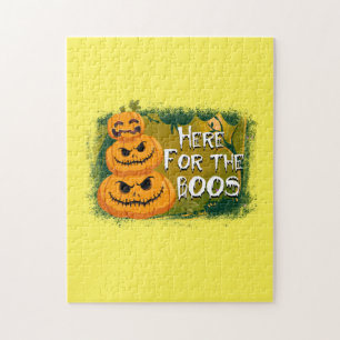 Puzzle Halloween Aquí Para El Cumpleaños Del Boos