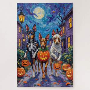 Puzzle Halloween australiano de truco o tratamiento de Ke