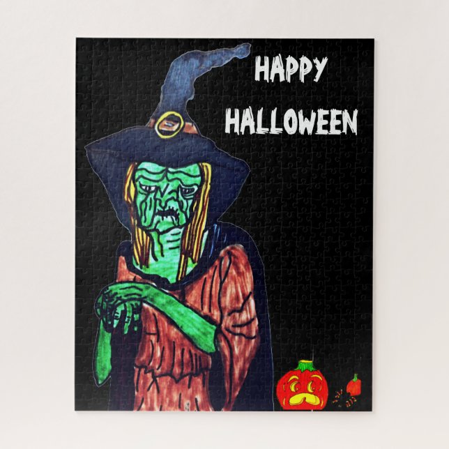 PUZZLE HALLOWEEN BROOMHILDA EL SUCIO DE LA BRAZA (Vertical)