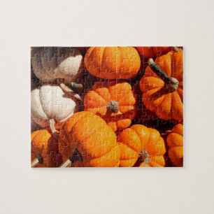Puzzle Halloween calabazas de calabazas de naranja de lin