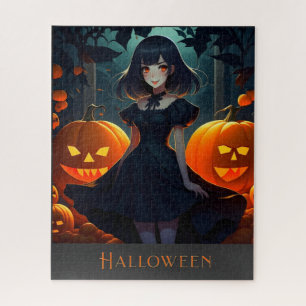 PUZZLE HALLOWEEN DARK VAMPIRE PRINCESS