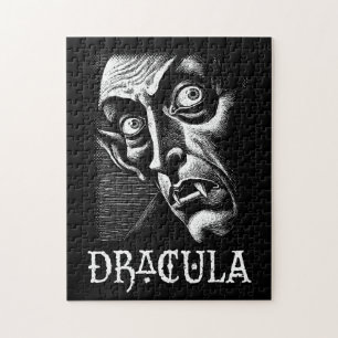 Puzzle Halloween del vómito gótico clásico de Drácula