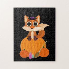 Puzzle Halloween Fox